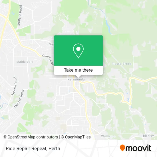 Mapa Ride Repair Repeat
