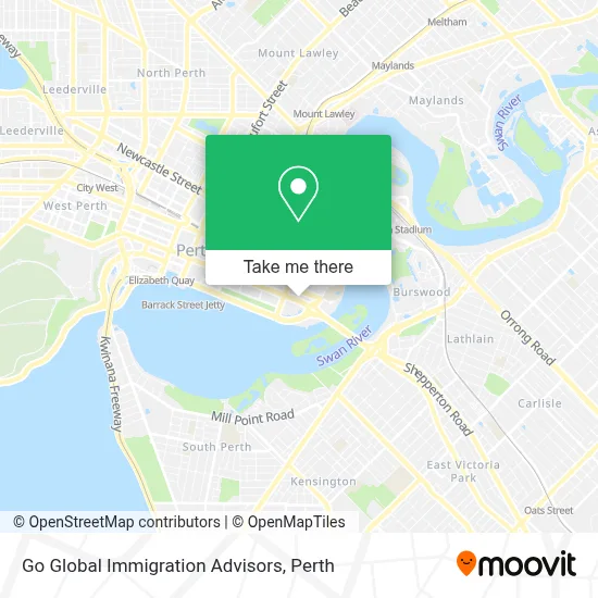 Mapa Go Global Immigration Advisors