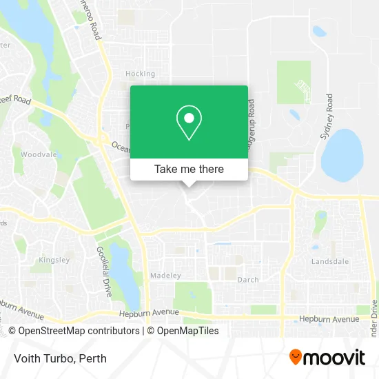 Mapa Voith Turbo