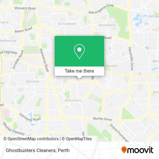 Mapa Ghostbusters Cleaners