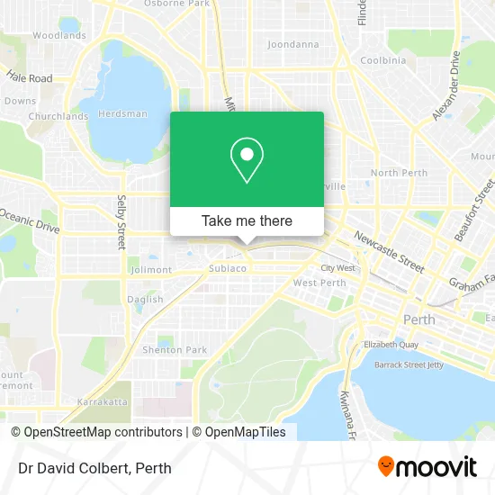 Dr David Colbert map