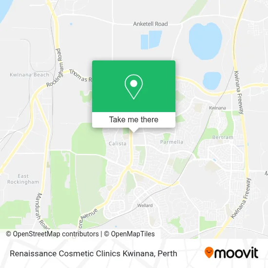 Mapa Renaissance Cosmetic Clinics Kwinana