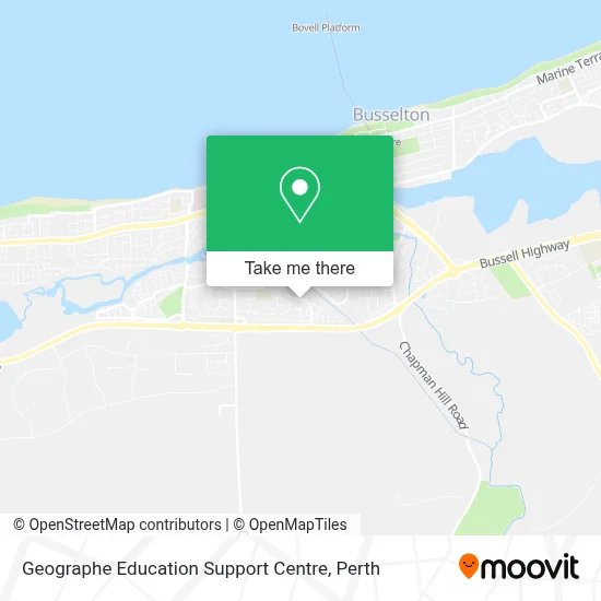 Mapa Geographe Education Support Centre