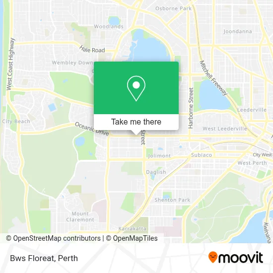 Mapa Bws Floreat