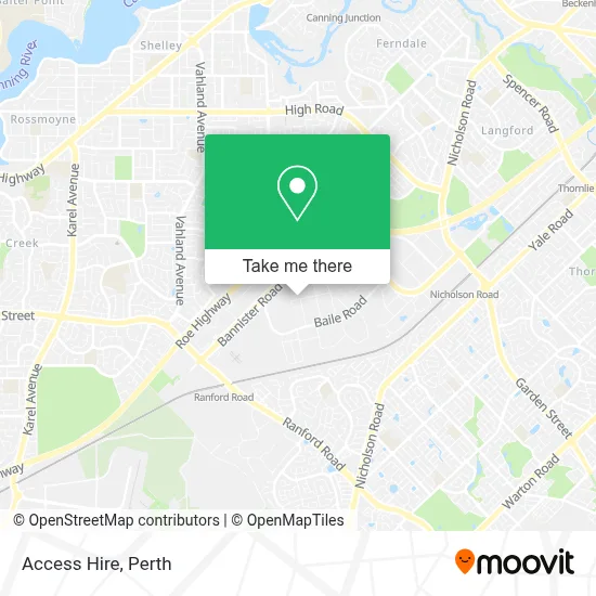 Mapa Access Hire