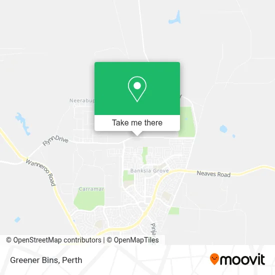 Mapa Greener Bins