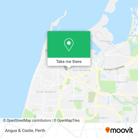 Angus & Coote map