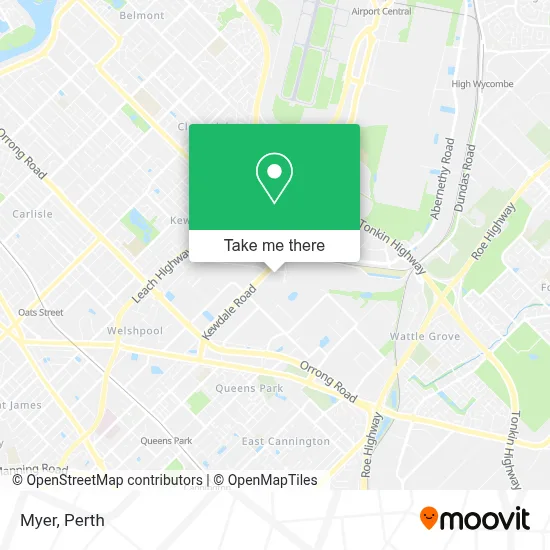 Mapa Myer