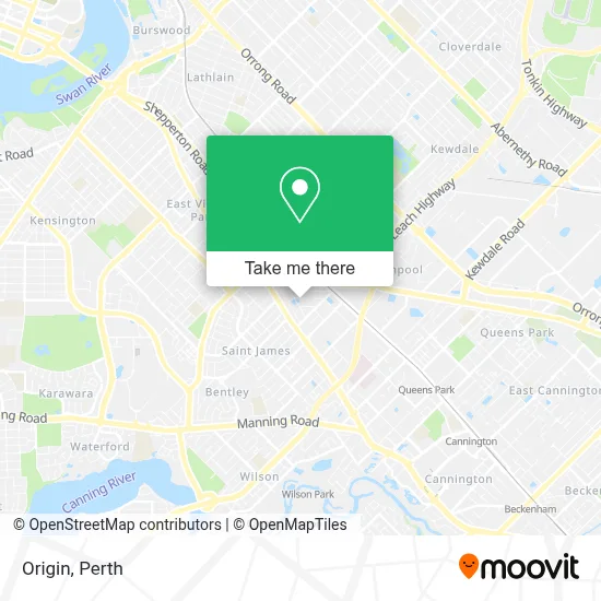 Mapa Origin
