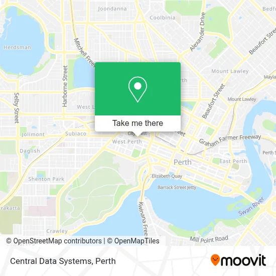 Central Data Systems map