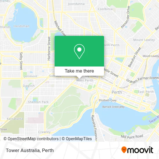 Mapa Tower Australia