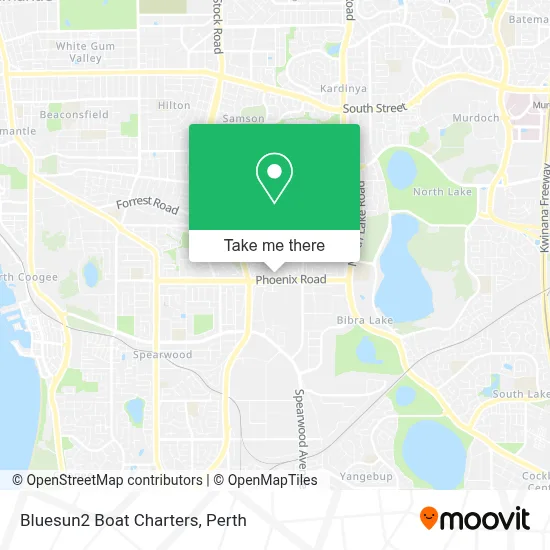 Bluesun2 Boat Charters map