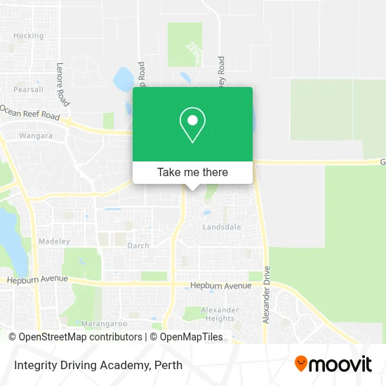 Mapa Integrity Driving Academy
