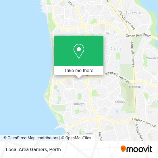 Mapa Local Area Gamers