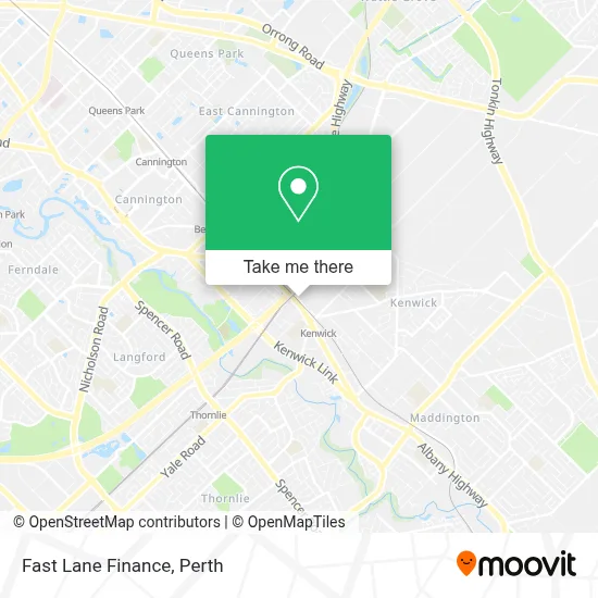 Mapa Fast Lane Finance