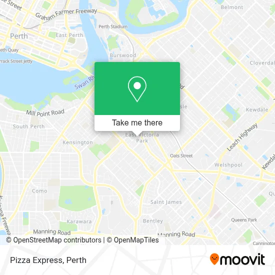 Pizza Express map