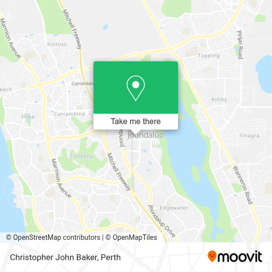 Mapa Christopher John Baker