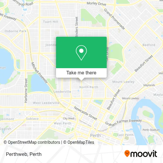 Perthweb map