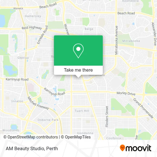 Mapa AM Beauty Studio
