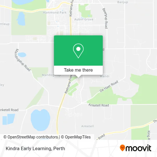 Mapa Kindra Early Learning