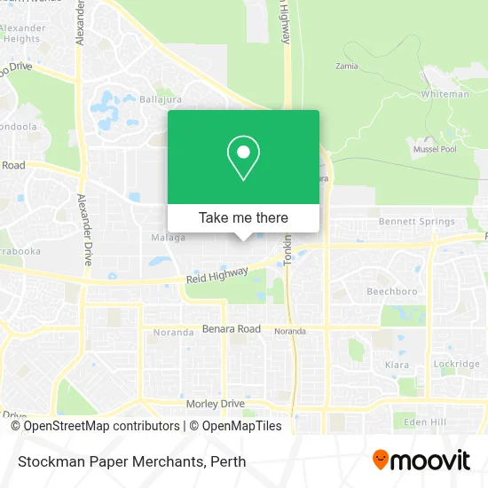 Mapa Stockman Paper Merchants