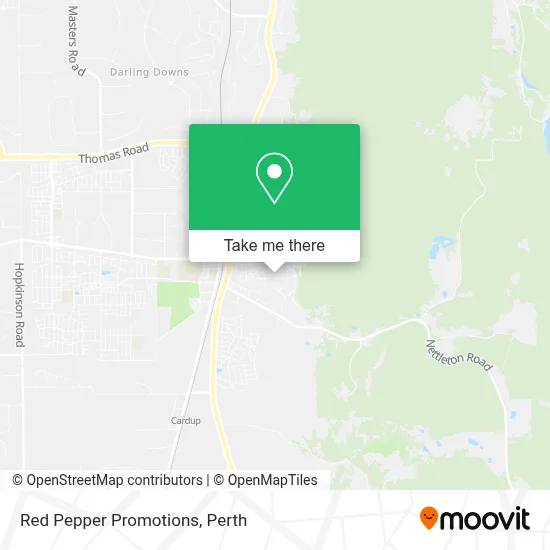 Red Pepper Promotions map