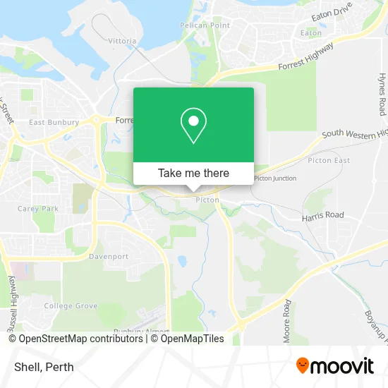 Mapa Shell