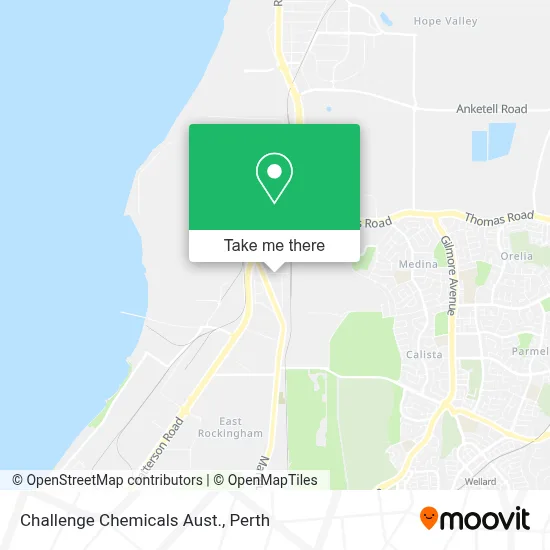 Mapa Challenge Chemicals Aust.