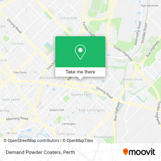 Demand Powder Coaters map