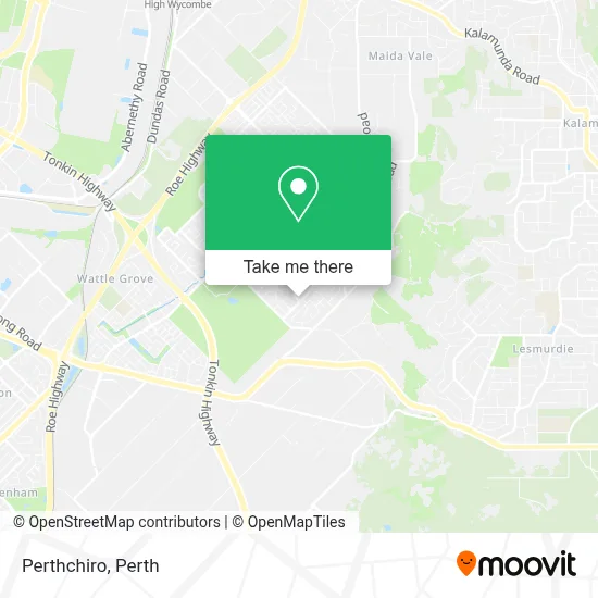 Perthchiro map