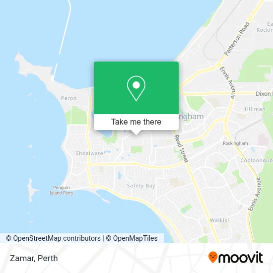 Mapa Zamar