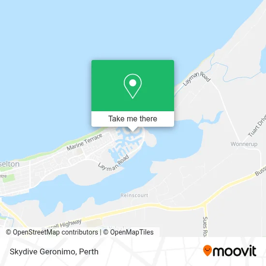 Skydive Geronimo map