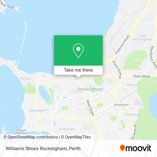 Mapa Williams Shoes Rockingham