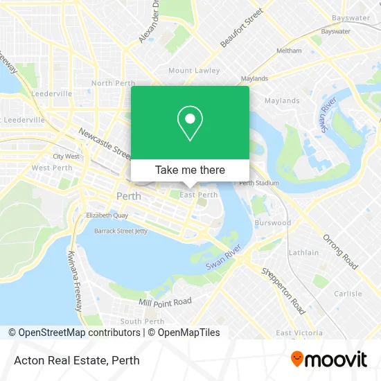 Mapa Acton Real Estate