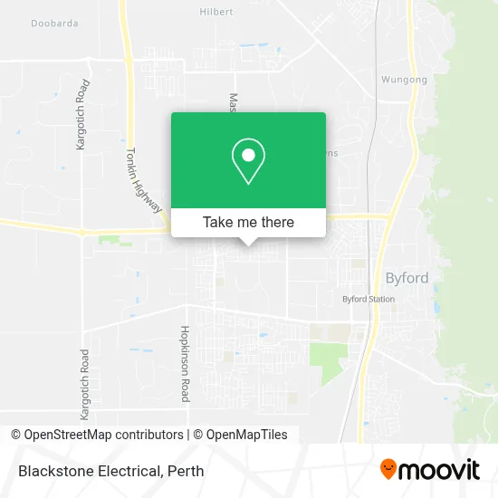 Mapa Blackstone Electrical