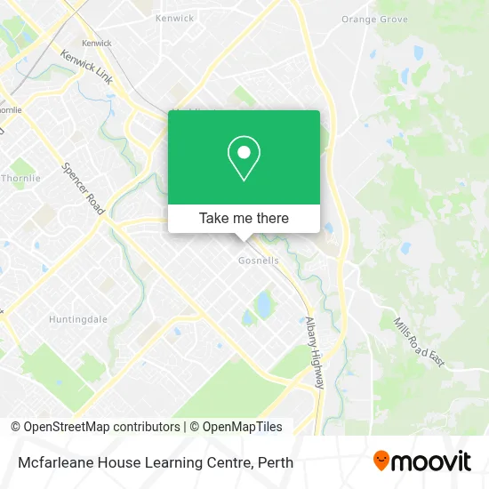 Mapa Mcfarleane House Learning Centre