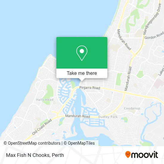 Mapa Max Fish N Chooks