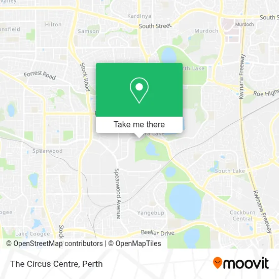 Mapa The Circus Centre
