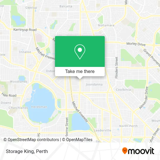 Mapa Storage King