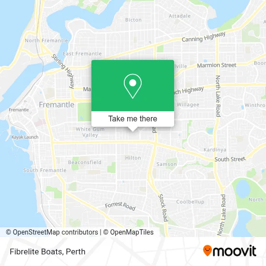 Mapa Fibrelite Boats