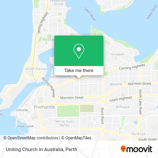 Mapa Uniting Church In Australia
