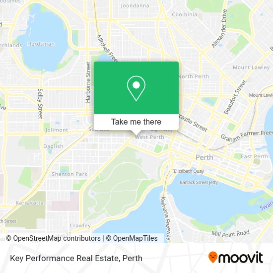 Key Performance Real Estate map
