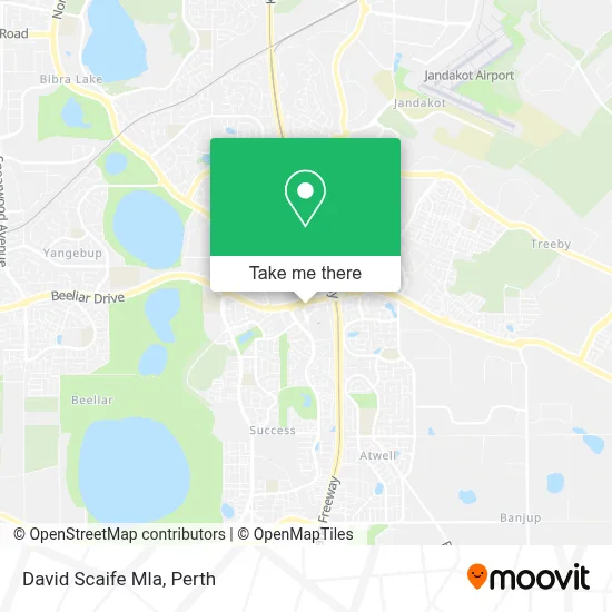 Mapa David Scaife Mla