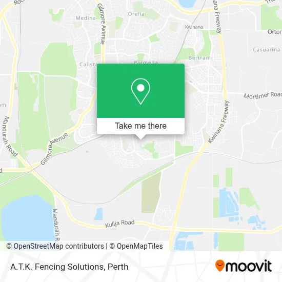 Mapa A.T.K. Fencing Solutions