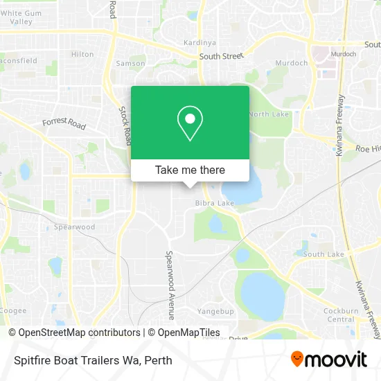 Spitfire Boat Trailers Wa map