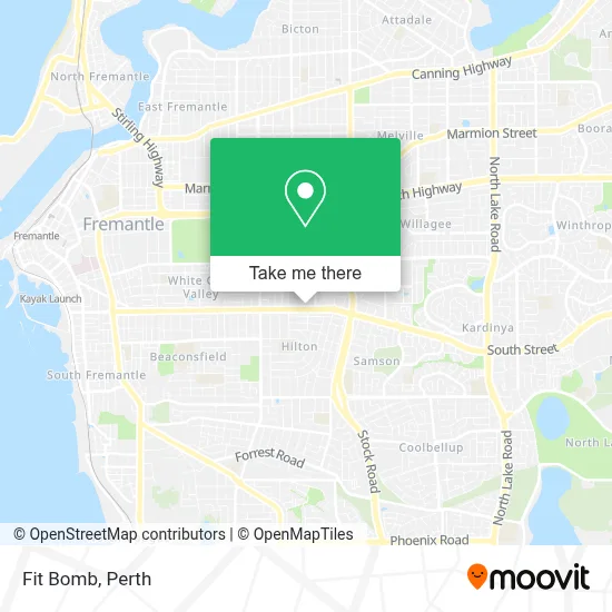 Mapa Fit Bomb