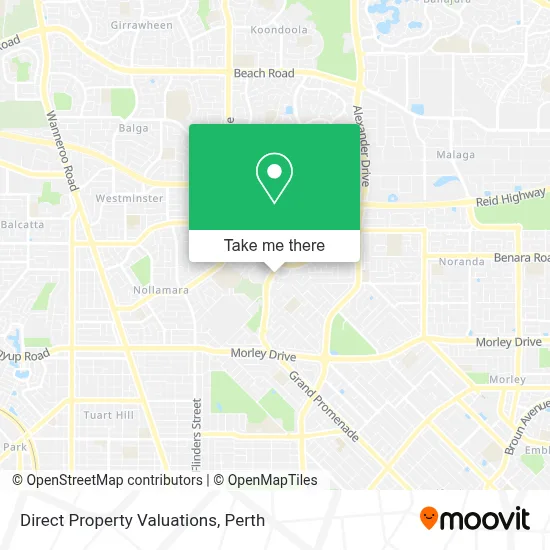 Direct Property Valuations map
