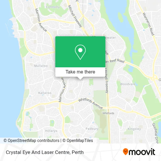 Mapa Crystal Eye And Laser Centre