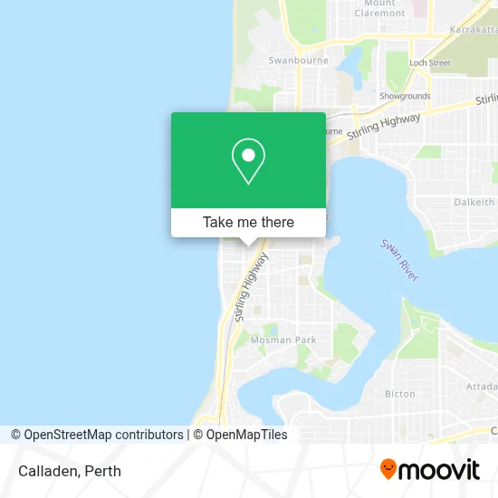 Calladen map