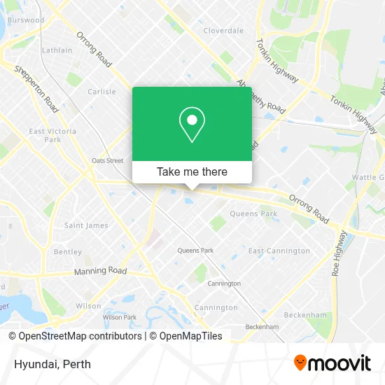 Mapa Hyundai